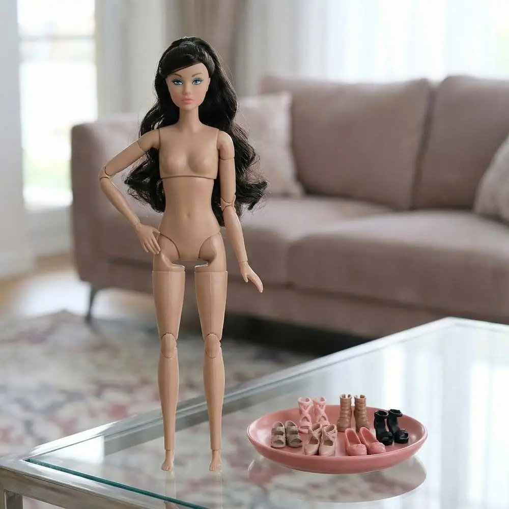 Girls Toy Curly Hair Supermodel Nude Doll Dark Skin Movable 1/6 Doll Model Dress Up 30cm Action Figure Body DIY Toys
Girls Toy Curly Hair Supermodel Nude Doll Dark Skin Movable 1/6 Doll Model Dress Up 30cm Action Figure Body DIY Toys