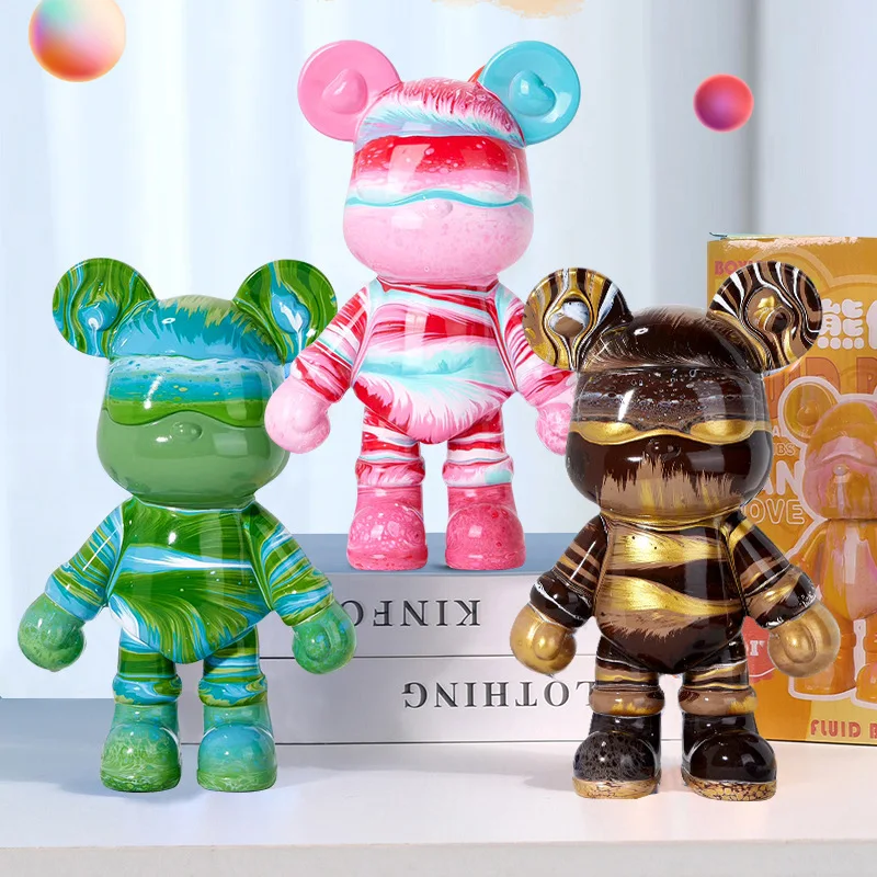Homemade Creative Fluid Bear Fluid Cool Bears White Mold DIY Painting Handmade Toy Material Kit Gift Home Decor Animal Ornaments
Homemade Creative Fluid Bear Fluid Cool Bears White Mold DIY Painting Handmade Toy Material Kit Gift Home Decor Animal Ornaments