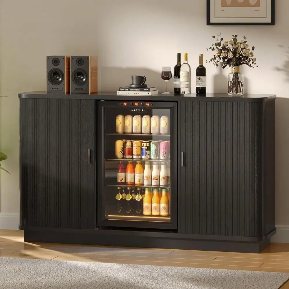 Wine Storage Cabinet with Ridged Space, Rack, and Glass Holder for Home Kitchen and Living Room
Wine Storage Cabinet with Ridged Space, Rack, and Glass Holder for Home Kitchen and Living Room