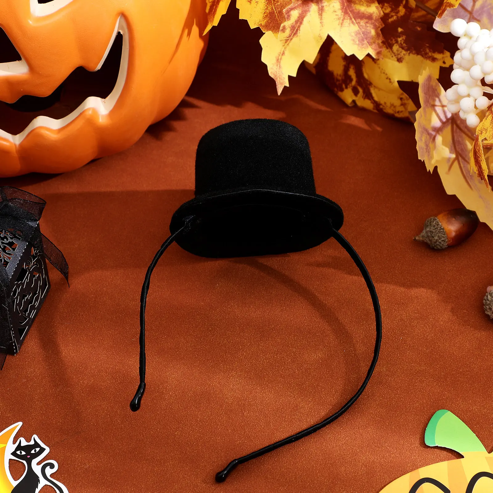 Mini Top Hat Headband Elegant Carnival Party Headwear for Women Men Adults Teens Black Rhinestone Festive Costume Accessory
Mini Top Hat Headband Elegant Carnival Party Headwear for Women Men Adults Teens Black Rhinestone Festive Costume Accessory