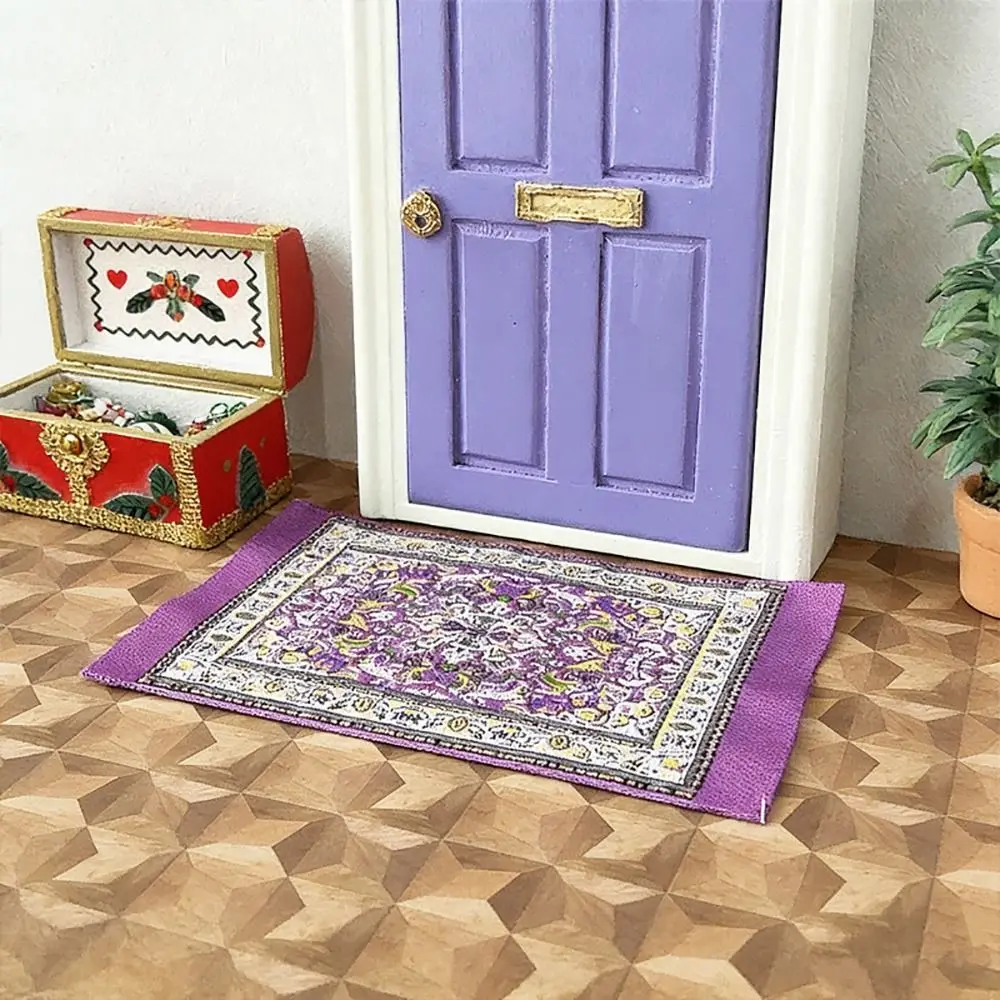 1/12 Dollhouse Carpet Floral Pattern Multicolor Miniature Weaving Mat Playing House Photo Props Mini Floor Coverings
1/12 Dollhouse Carpet Floral Pattern Multicolor Miniature Weaving Mat Playing House Photo Props Mini Floor Coverings