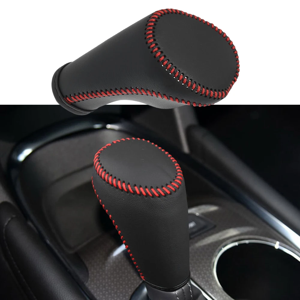 Leather Car Gear Head Shift Knob Cover Automatic Gear Shift Collars for Chevrolet Equinox 2018-2021 Malibu 2016-2020
Leather Car Gear Head Shift Knob Cover Automatic Gear Shift Collars for Chevrolet Equinox 2018-2021 Malibu 2016-2020