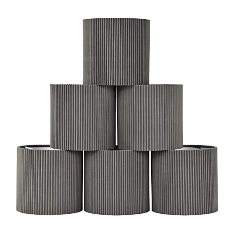 KETTE Clip-on Chandelier Fabric Lamp Shades,,Small Drum, 5.4"×5.4"×H5.2", TC fabric, Handmade, Modern Trendy Decorative, ONLY F
KETTE Clip-on Chandelier Fabric Lamp Shades,,Small Drum, 5.4"×5.4"×H5.2", TC fabric, Handmade, Modern Trendy Decorative, ONLY F