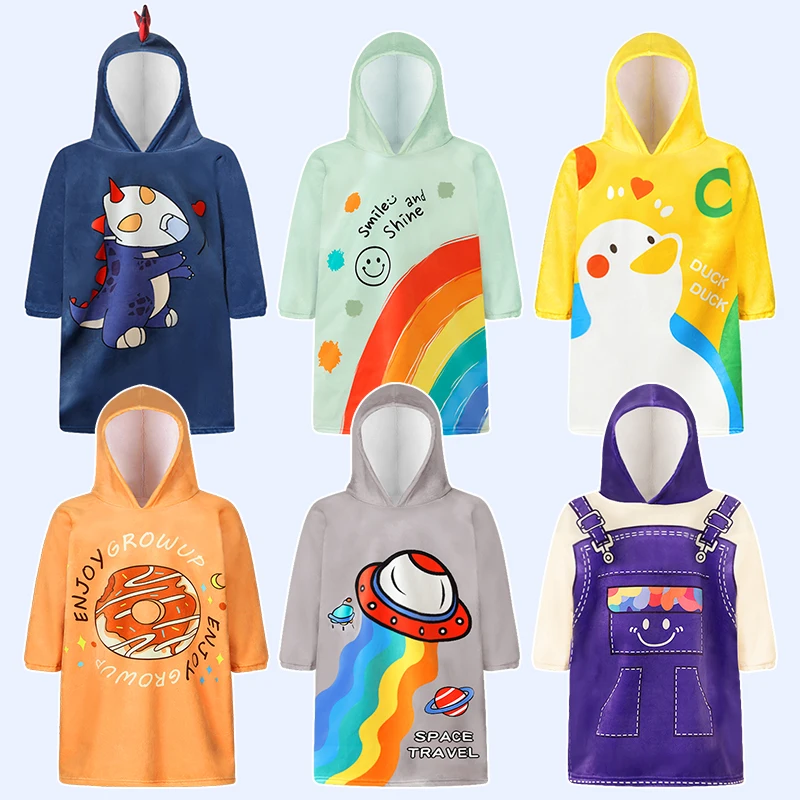 Детский халат, детское пончо, полотенце с длинными рукавами, впитывающие детские полотенца с капюшоном, банный халат, пижамы для девочек, теплая домашняя одежда для мальчиков, домашняя одежда
Детский халат, детское пончо, полотенце с длинными рукавами, впитывающие детские полотенца с капюшоном, банный халат, пижамы для девочек, теплая домашняя одежда для мальчиков, домашняя одежда