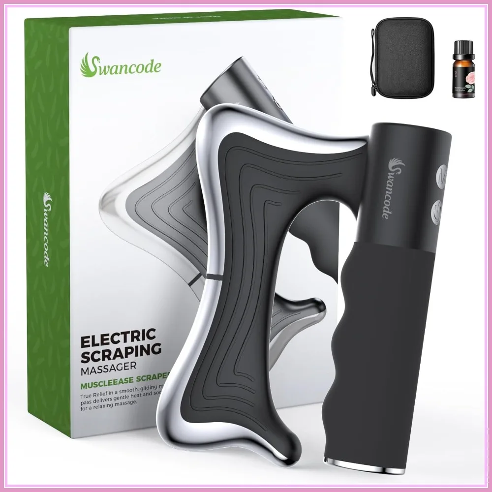 Heated Muscle Scraper with 3 Intensity Modes, LED Display,38-46℃ Warm Therapy & Vibration, Full Body Ergonomic Design
Heated Muscle Scraper with 3 Intensity Modes, LED Display,38-46℃ Warm Therapy & Vibration, Full Body Ergonomic Design
