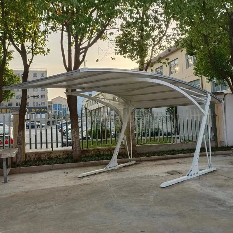 Aluminum parking shed Sunscreen rain shade canopy Outdoor tension film steel structure car shed Quick installation
Aluminum parking shed Sunscreen rain shade canopy Outdoor tension film steel structure car shed Quick installation