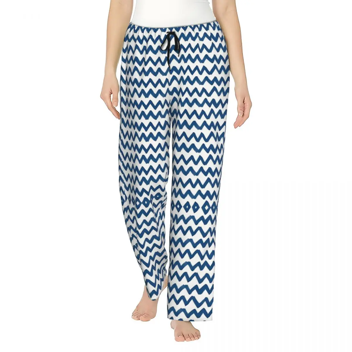 Ink Zigzags Classic Blue Women's Lounge Pants with Pockets Geometric Ink Blue Pajama Pants Home
Ink Zigzags Classic Blue Women's Lounge Pants with Pockets Geometric Ink Blue Pajama Pants Home