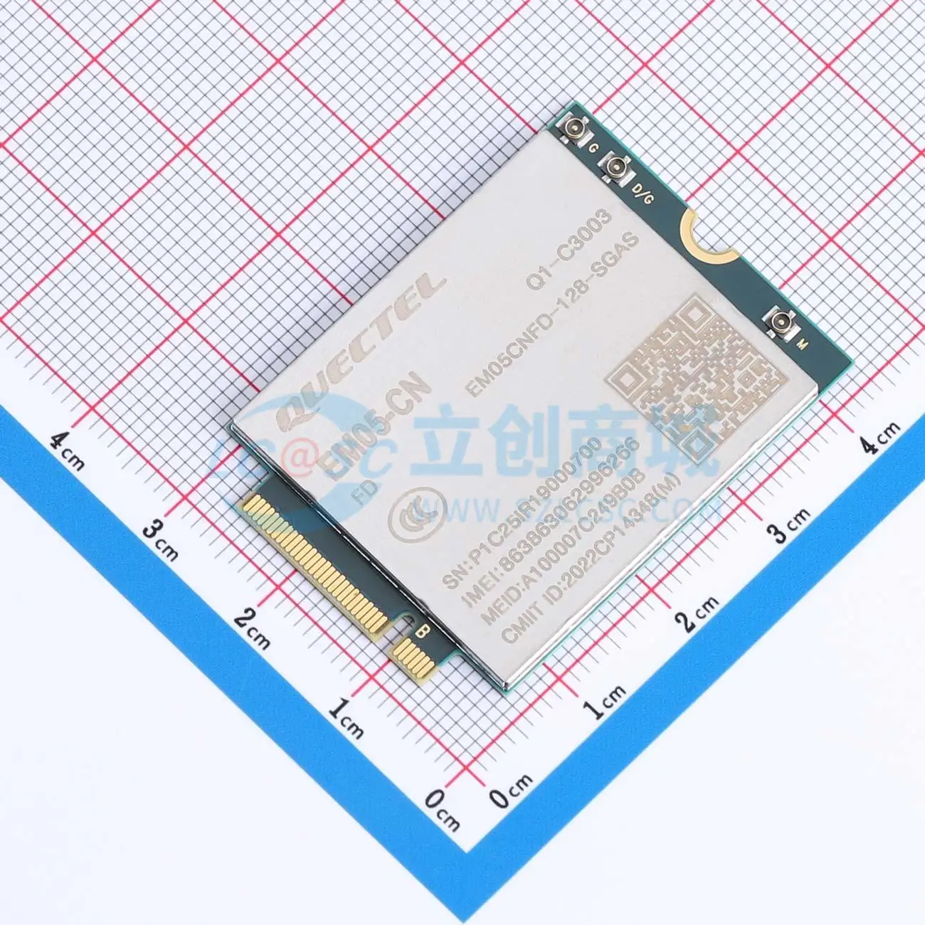 1pcs EM05CNFD-128-SGAS SMD 42x30mm -30 +70 Cellular LTE Wireless Communication Module
1pcs EM05CNFD-128-SGAS SMD 42x30mm -30 +70 Cellular LTE Wireless Communication Module