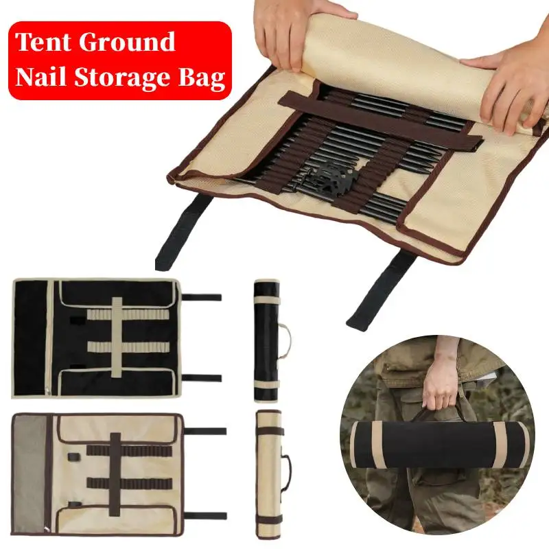 Tent Stake Case Storage Bag, Heavy Duty Tent Nail & Hammer Storage Bag Oxford Stakes Pegs Pouch Holder Case - Without Tent Pegs
Tent Stake Case Storage Bag, Heavy Duty Tent Nail & Hammer Storage Bag Oxford Stakes Pegs Pouch Holder Case - Without Tent Pegs