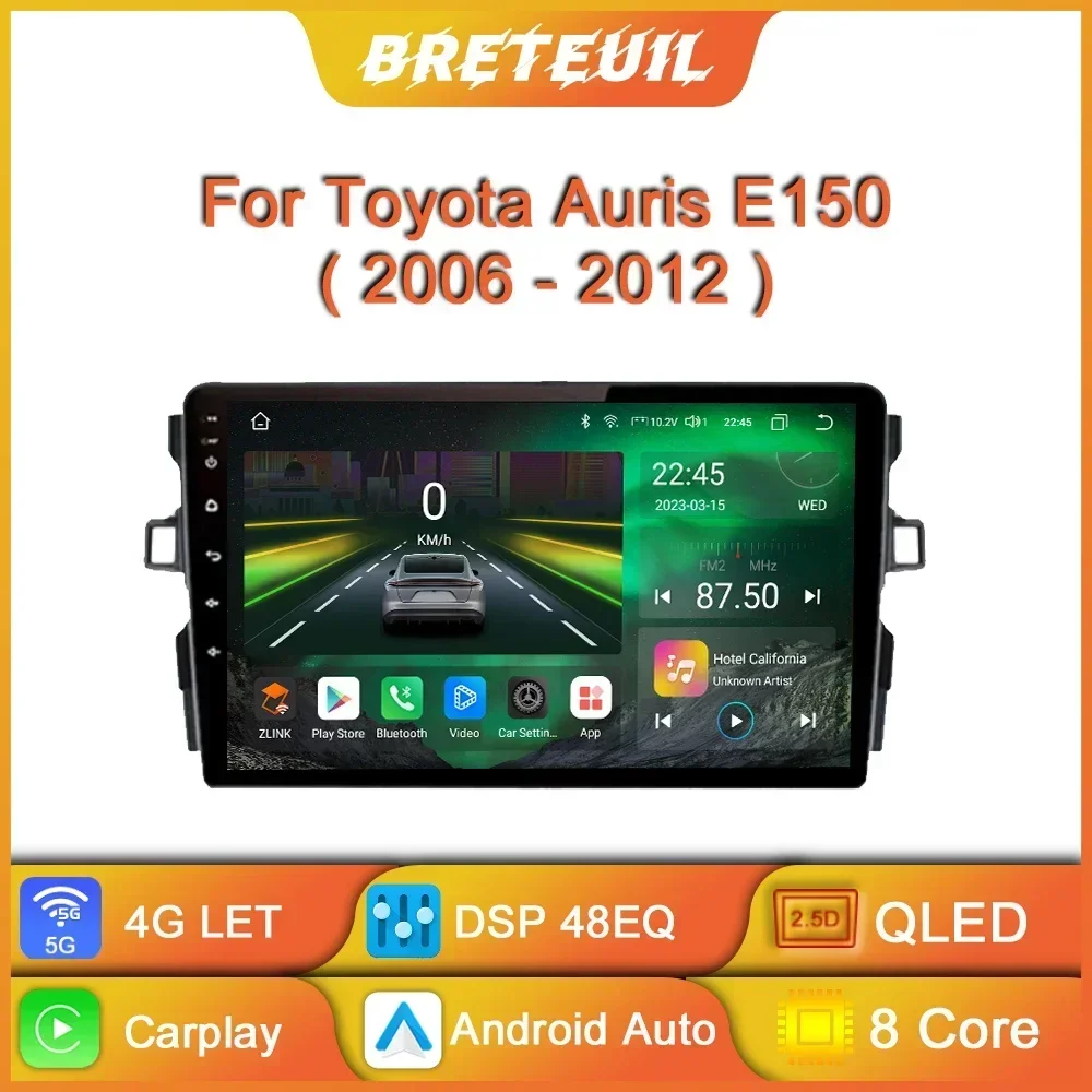 For Toyota Auris E150 2006 - 2012 Android Car Radio Multimedia Player GPS Navigation Carplay Touch Screen Auto Stereo Autoradio
For Toyota Auris E150 2006 - 2012 Android Car Radio Multimedia Player GPS Navigation Carplay Touch Screen Auto Stereo Autoradio