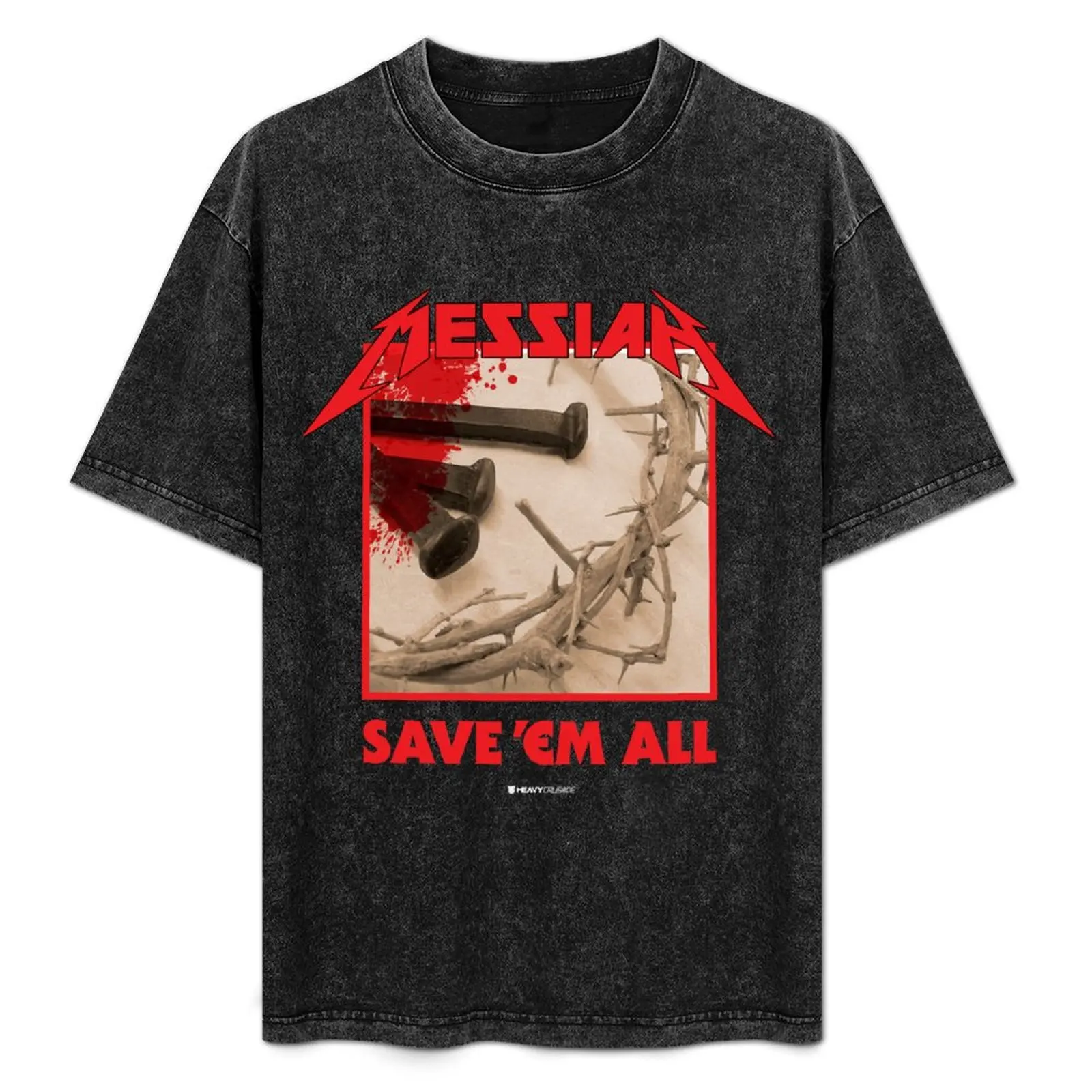 Messiah Save Em All (Heavy Crusade) T-Shirt Plus Size Non-Shrink T-Shirt
Messiah Save Em All (Heavy Crusade) T-Shirt Plus Size Non-Shrink T-Shirt