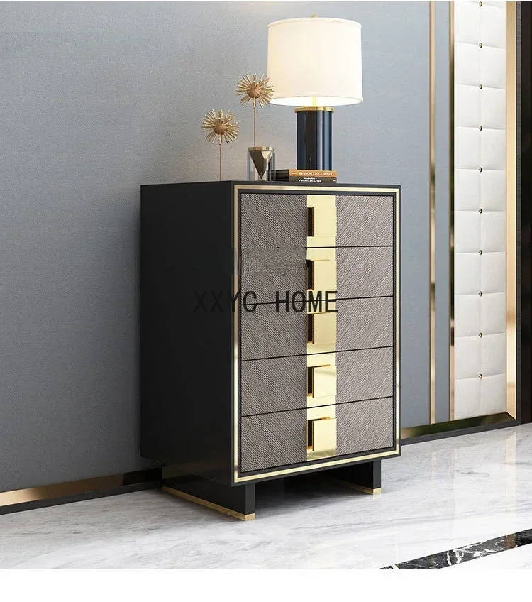 American Light Luxury Post-Modern Living Room Bedroom Multi-Drawer Locker Chest of Drawers
American Light Luxury Post-Modern Living Room Bedroom Multi-Drawer Locker Chest of Drawers