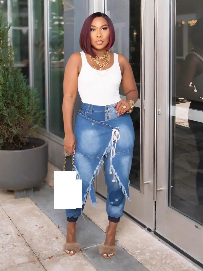 2026 Trousers Womens Jeans Pants Irregular Thin High Waist Wide Leg Trousers
2026 Trousers Womens Jeans Pants Irregular Thin High Waist Wide Leg Trousers