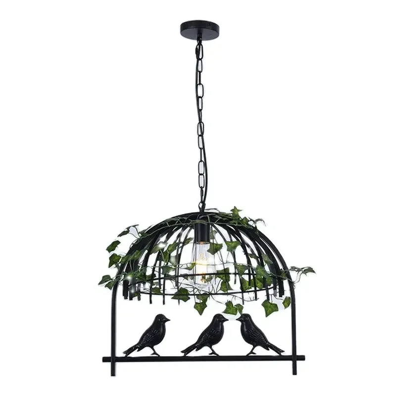 Walnut plant chandelier retro industrial wind bar bar restaurant bird cage chandelier loft wrought iron bird chandelier 
Walnut plant chandelier retro industrial wind bar bar restaurant bird cage chandelier loft wrought iron bird chandelier