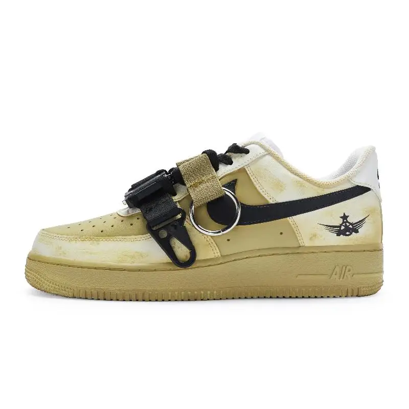 [Негабаритные женские туфли для скейтборда Nike Air Force 1, низкие кеды GS Ginger Yellow
[Негабаритные женские туфли для скейтборда Nike Air Force 1, низкие кеды GS Ginger Yellow