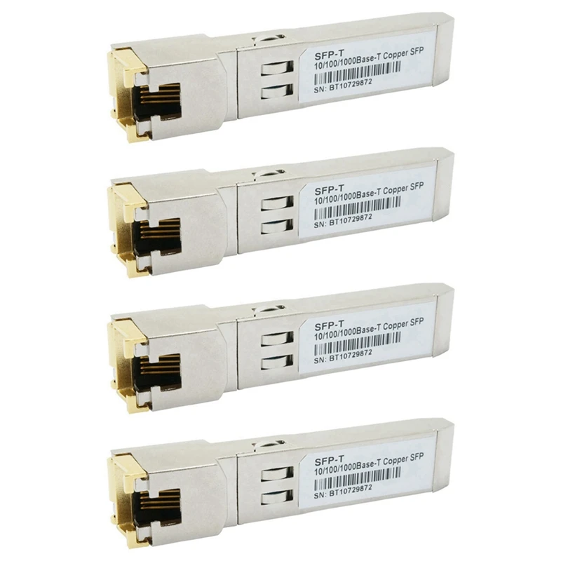 2025 New-4X гигабитный модуль RJ45 SFP 10/100/1000 Мбит/с SFP медный RJ45 SFP приемопередатчик Gigabit Ethernet Switch
2025 New-4X гигабитный модуль RJ45 SFP 10/100/1000 Мбит/с SFP медный RJ45 SFP приемопередатчик Gigabit Ethernet Switch