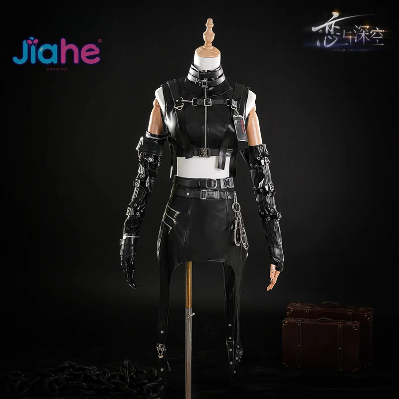 Hostess master control Love and Deepspace Cosplay Inspector's combat uniform Costume Halloween fashion men women clothing wig
Hostess master control Love and Deepspace Cosplay Inspector's combat uniform Costume Halloween fashion men women clothing wig