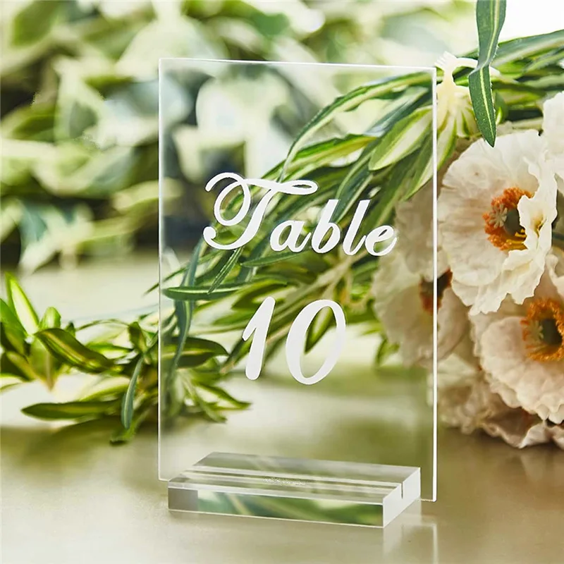 10pcs Clear Acrylic Table Place Card Wedding Supplies Transparent Seating Cards Sign Guest Names Tag Party DIY Decoration
10pcs Clear Acrylic Table Place Card Wedding Supplies Transparent Seating Cards Sign Guest Names Tag Party DIY Decoration