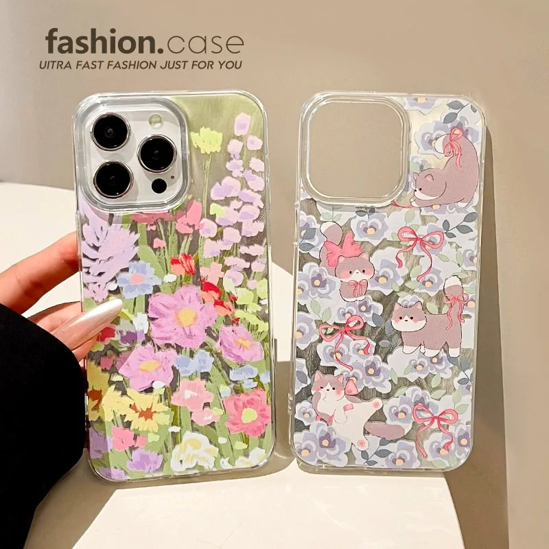 Oil painting with flower patterns suitable for iPhone XR X XS 7 8 16E Plus 15 Pro 16e 13 11 12 14 15 16 Pro Max Fall prevention
Oil painting with flower patterns suitable for iPhone XR X XS 7 8 16E Plus 15 Pro 16e 13 11 12 14 15 16 Pro Max Fall prevention
