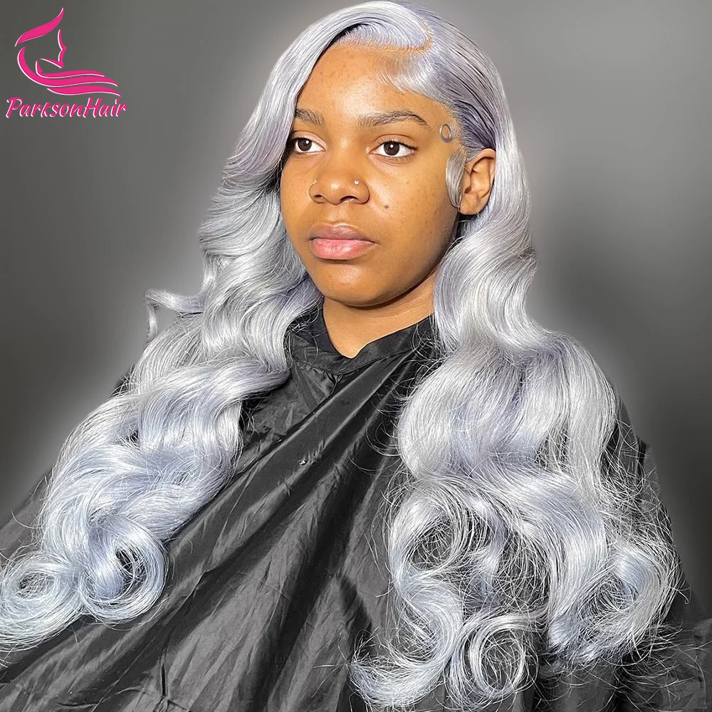 13X6 HD Transparent Lace Frontal Wigs Highlight With Grey 13X4 Lace Front Wig 250 Density 613 Colored Human Hair Wigs For Women
13X6 HD Transparent Lace Frontal Wigs Highlight With Grey 13X4 Lace Front Wig 250 Density 613 Colored Human Hair Wigs For Women