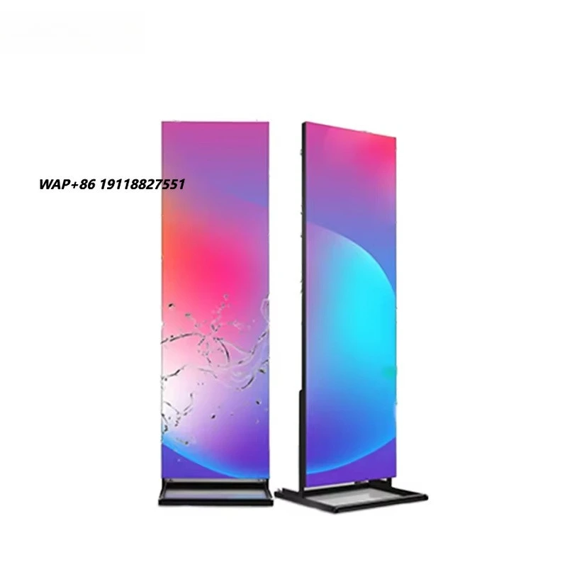 P2.5 Indoor LED Advertising Poster Display StandSeamless 2-in-1 Digital Video Screen
P2.5 Indoor LED Advertising Poster Display StandSeamless 2-in-1 Digital Video Screen