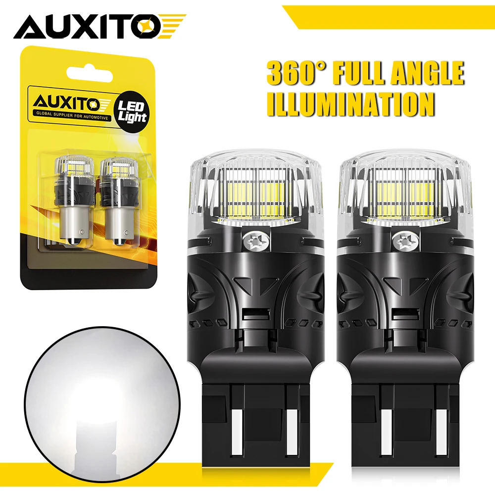 2Pcs AUXITO T20 LED 7443 W21/5W LED Bulbs Canbus 7440 WY21W W21W LED DRL Reverse Parking Lamps Driving Lighs No Error 6500K 12V
2Pcs AUXITO T20 LED 7443 W21/5W LED Bulbs Canbus 7440 WY21W W21W LED DRL Reverse Parking Lamps Driving Lighs No Error 6500K 12V