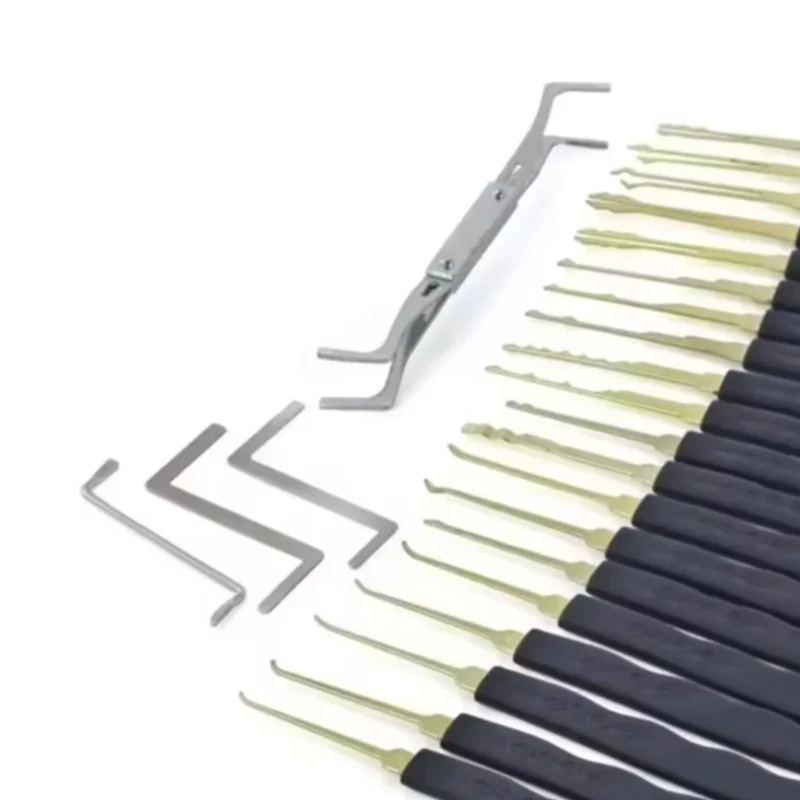 15pcs/17pcs/24Pcs Locksmith & Auto Lock Pick Tools Combo Kit for Beginners/Pros
15pcs/17pcs/24Pcs Locksmith & Auto Lock Pick Tools Combo Kit for Beginners/Pros