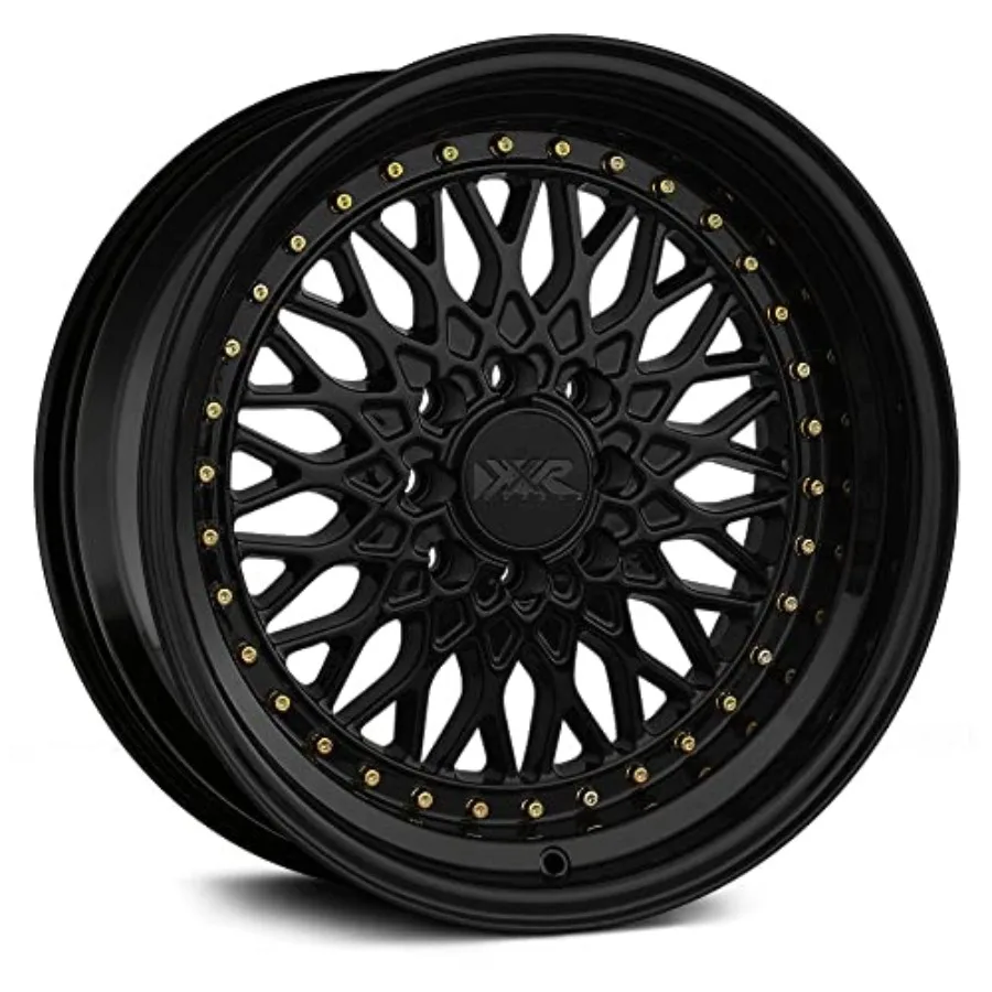 536 Black/Gold Rivets Wheel with Painted 16 x 8 inches 4 x 100 mm 20 mm Offset
536 Black/Gold Rivets Wheel with Painted 16 x 8 inches 4 x 100 mm 20 mm Offset