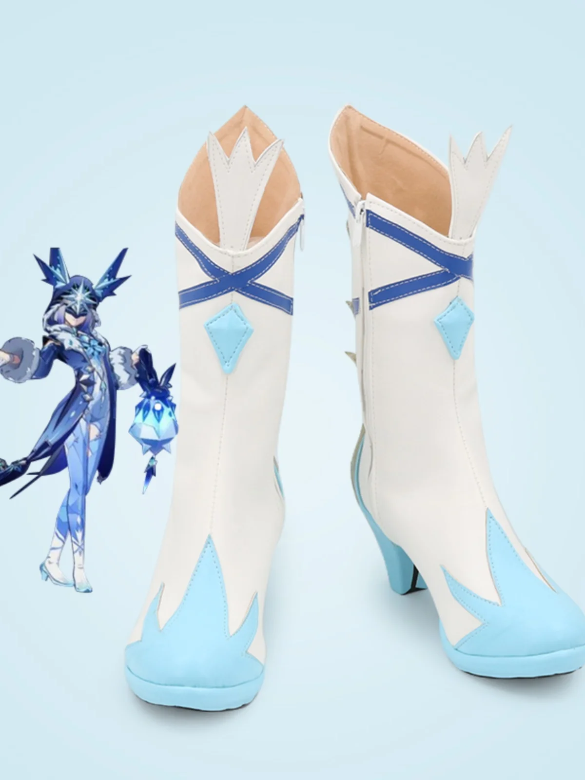 Genshin Impact Fatui Cryo Cicin Mage Cosplay Shoes Women Men Cos Blue White Anime Boots
Genshin Impact Fatui Cryo Cicin Mage Cosplay Shoes Women Men Cos Blue White Anime Boots