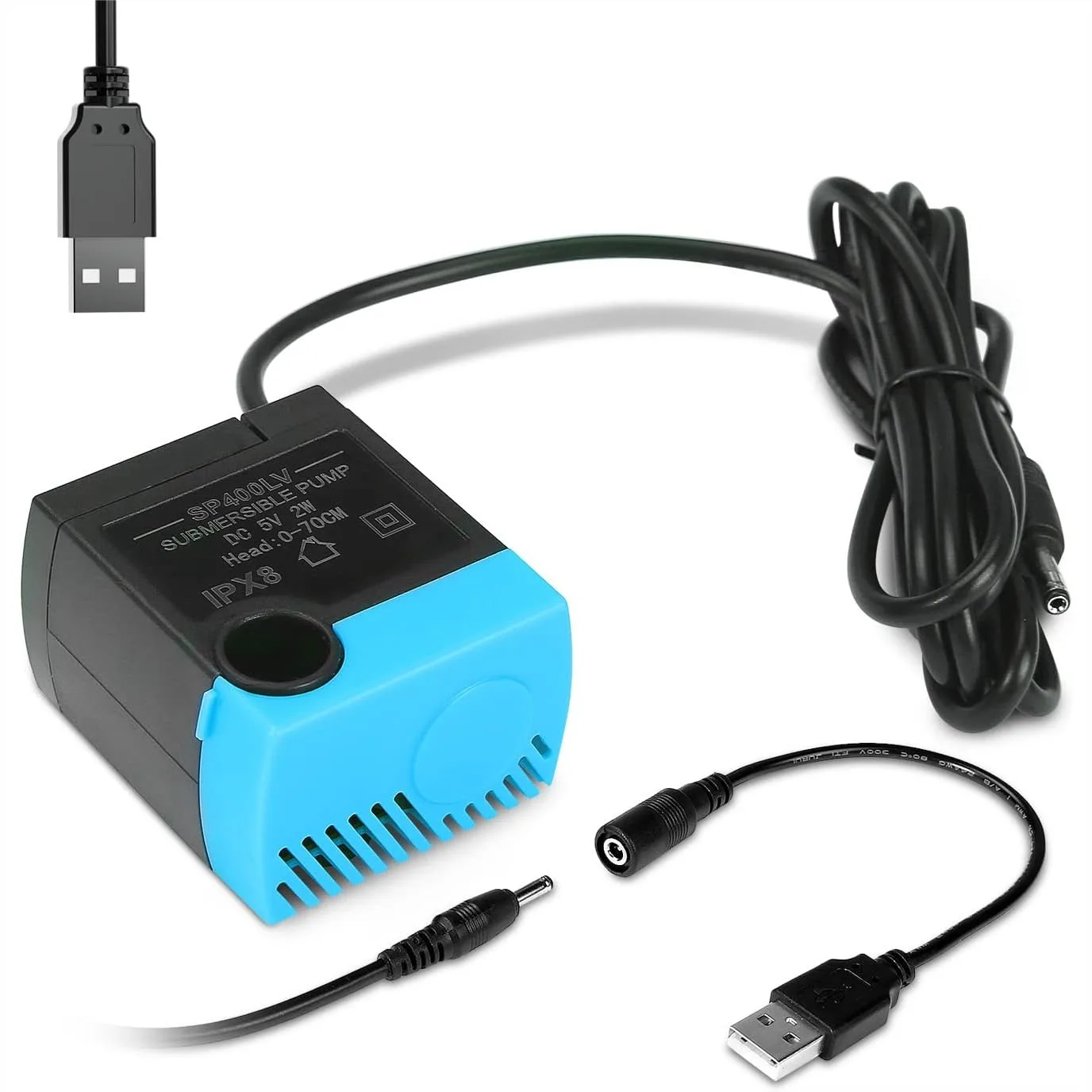 Насос для фонтана для животных, USB-замена для керамических и многоярусных фонтанов, бесшумный и легко чистится.
Насос для фонтана для животных, USB-замена для керамических и многоярусных фонтанов, бесшумный и легко чистится.