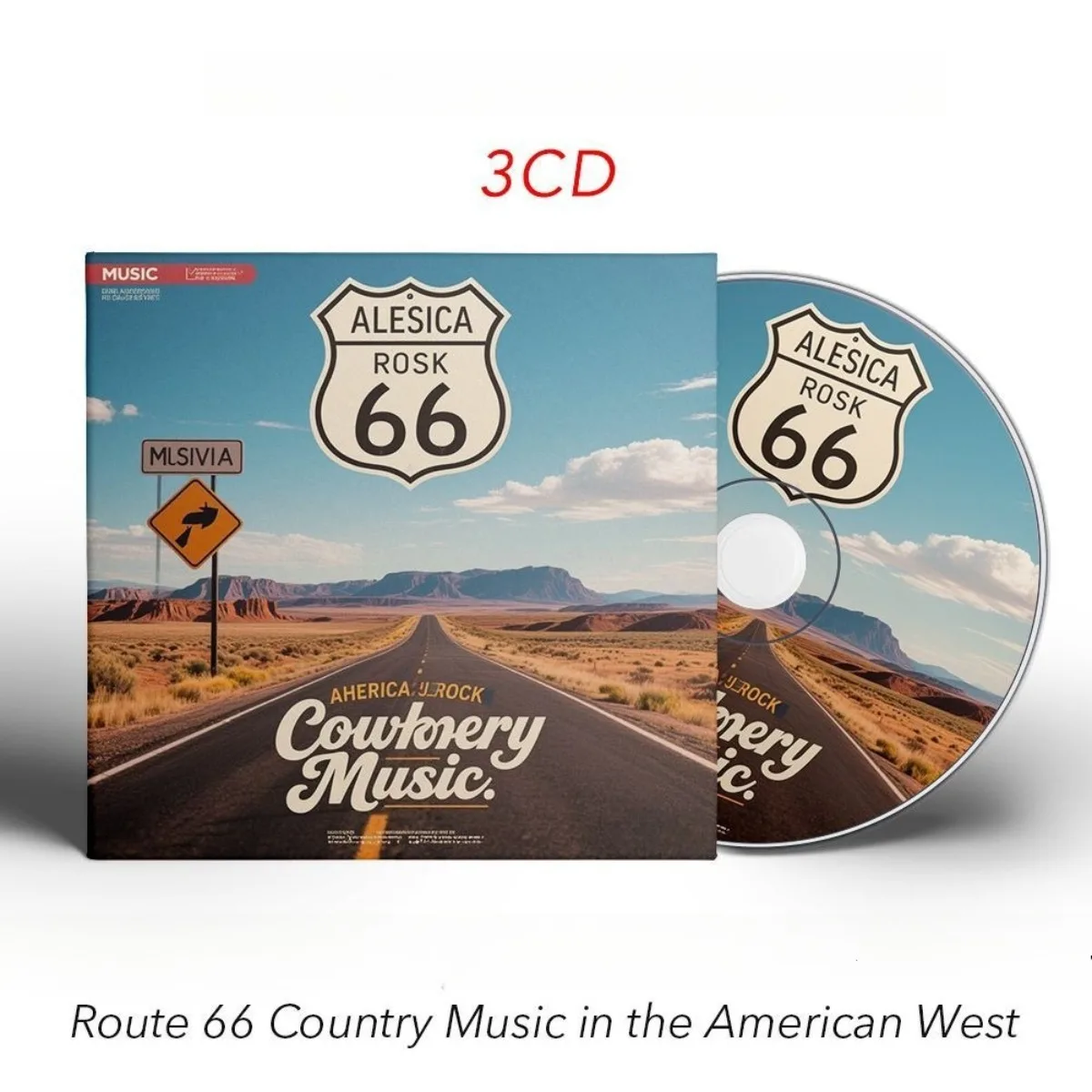 American Route 66 Rock Country Music Album – Retro Highway Style Classic Pop Vocal Acoustic Music CD Only
American Route 66 Rock Country Music Album – Retro Highway Style Classic Pop Vocal Acoustic Music CD Only