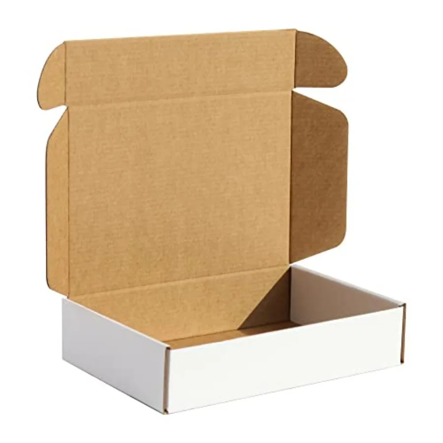 100 Pack 9x6x2 Small White Shipping Boxes - Corrugated Cardboard Mailer for Packaging, Mailing, Moving, Gifts - Eco-Friendly an
100 Pack 9x6x2 Small White Shipping Boxes - Corrugated Cardboard Mailer for Packaging, Mailing, Moving, Gifts - Eco-Friendly an