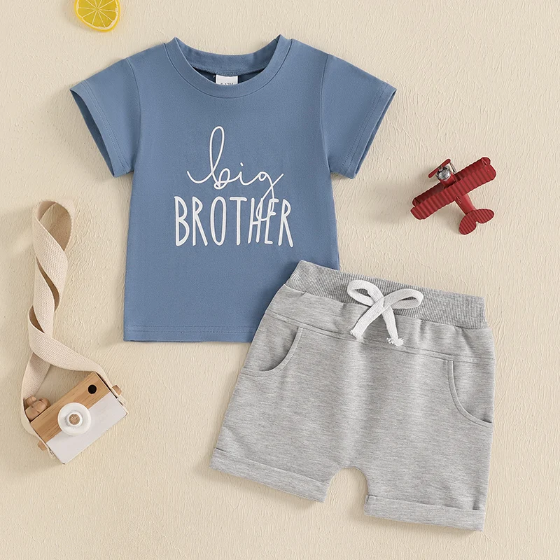 2025-02-21 Lioraitiin Toddler Baby Boy Summer Outfit Loose Fit Letter Print Crew Neck Short Sleeve T-Shirt with Shorts Set
2025-02-21 Lioraitiin Toddler Baby Boy Summer Outfit Loose Fit Letter Print Crew Neck Short Sleeve T-Shirt with Shorts Set