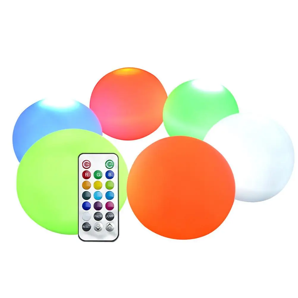 Colorful Ball Light Decorative LED Outdoor Floating Pool Lights Remote Control IP55 Waterproof Multifunctional Driveway Patio
Colorful Ball Light Decorative LED Outdoor Floating Pool Lights Remote Control IP55 Waterproof Multifunctional Driveway Patio