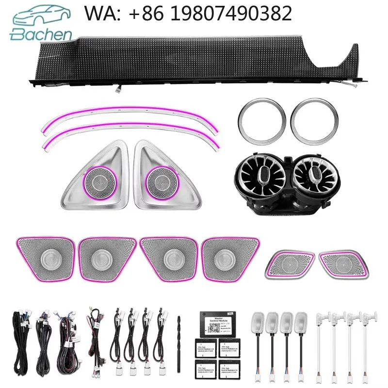 Colorful Dynamic LED Ambient Light Upgrade Kit Fit A-Class W177 2018-2024 Car Interior Decor Accessories
Colorful Dynamic LED Ambient Light Upgrade Kit Fit A-Class W177 2018-2024 Car Interior Decor Accessories