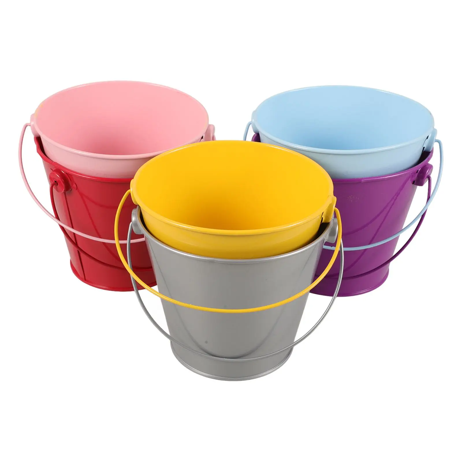 6 Pcs Colored Iron Hanging Bucket Flower Holders Plants Mini Balcony Garden Pots Child
6 Pcs Colored Iron Hanging Bucket Flower Holders Plants Mini Balcony Garden Pots Child