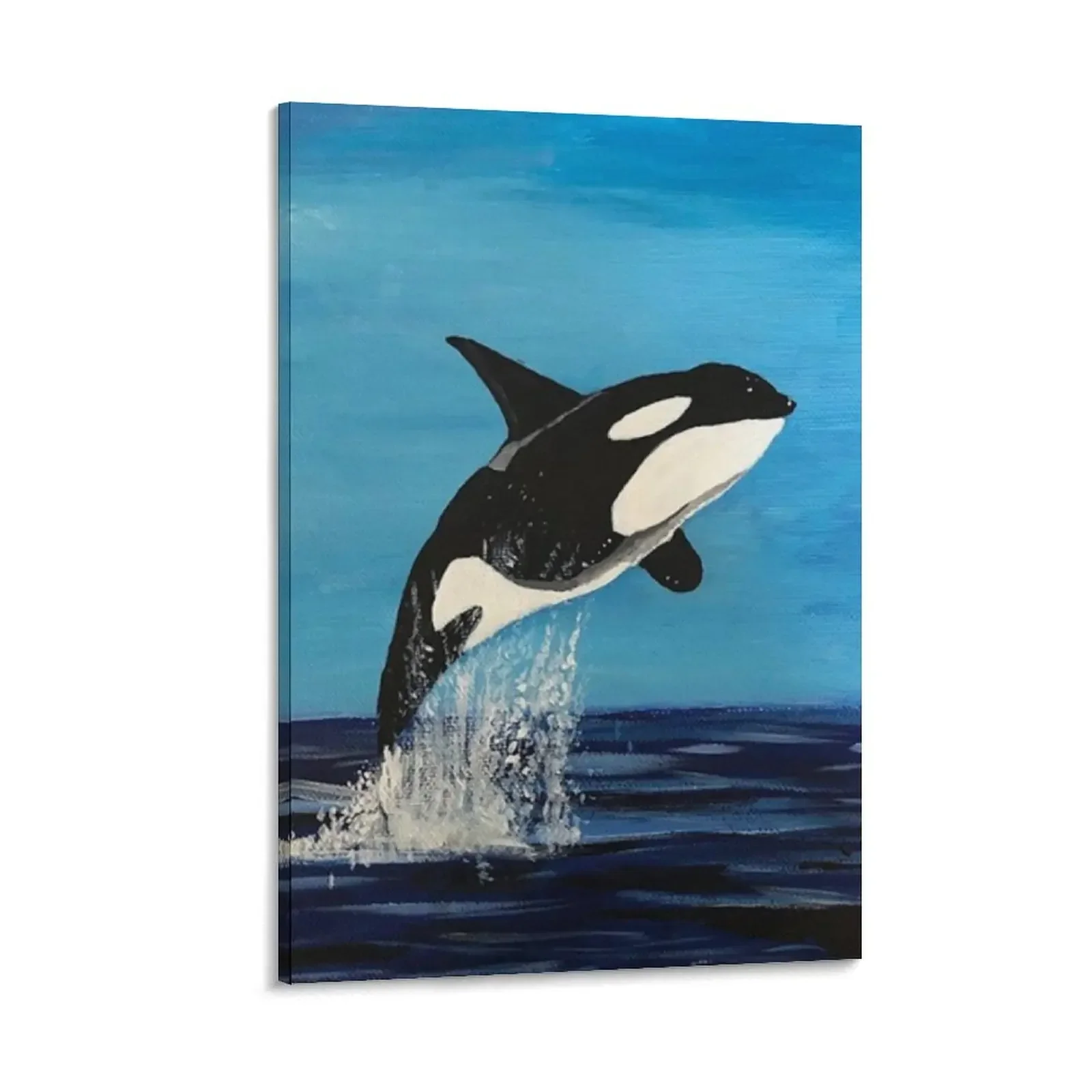 Killer whale or Orca in acrylics on canvas Canvas Painting wall art canvas painting Paintings on the wall posters
Killer whale or Orca in acrylics on canvas Canvas Painting wall art canvas painting Paintings on the wall posters