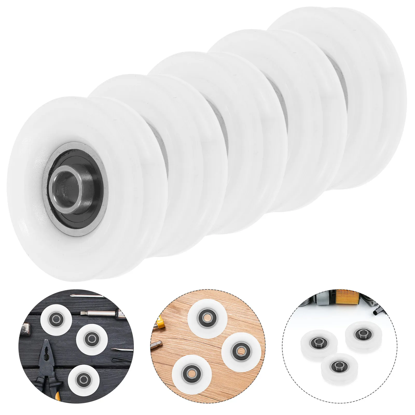 5Pcs Bearing Pulley Nylon Coated U-Groove Sliding Door Window Track Guide Roller Mechanical Equipment Cabinet Silent Smooth
5Pcs Bearing Pulley Nylon Coated U-Groove Sliding Door Window Track Guide Roller Mechanical Equipment Cabinet Silent Smooth