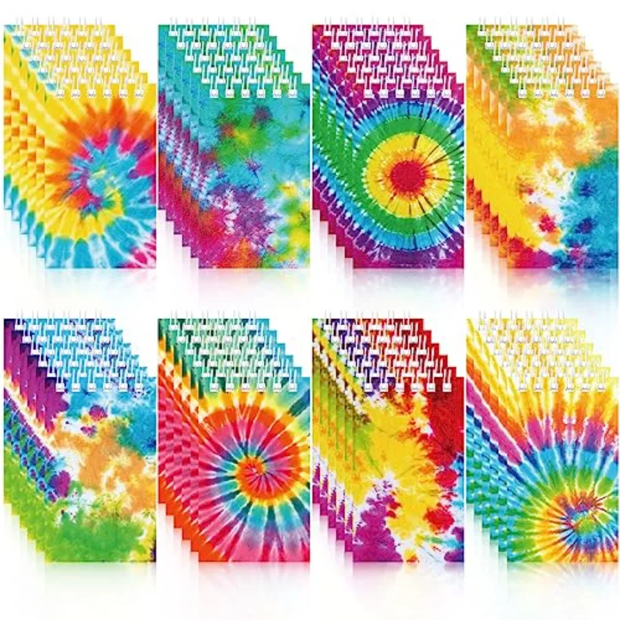 48 Pcs Mini Tie Dye Notepads Bulk Blank Mini Spiral Notebooks Pastel Art Party Note Pads for Tie Dye Birthday Party Goodie Bag
48 Pcs Mini Tie Dye Notepads Bulk Blank Mini Spiral Notebooks Pastel Art Party Note Pads for Tie Dye Birthday Party Goodie Bag