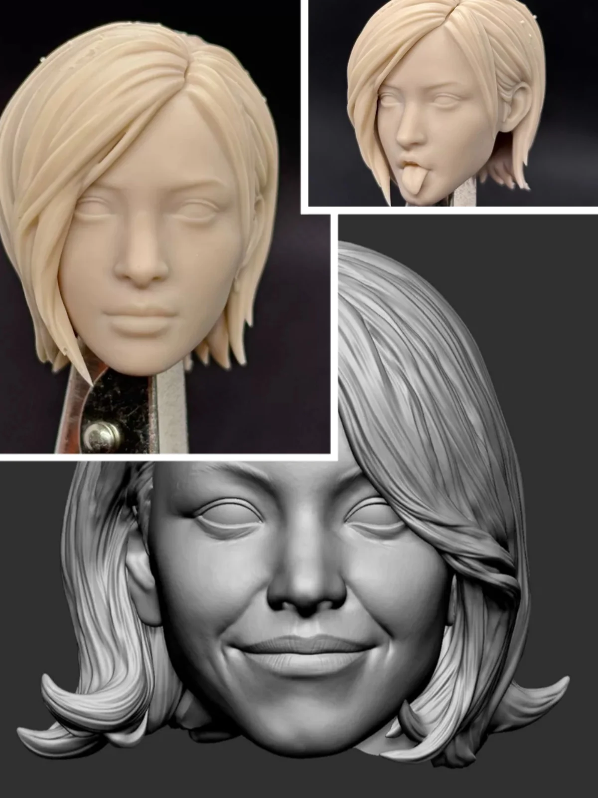 【Only Head】1/12 Scale Female Soldier Secret Agent Actress Unpainted Resin Head Sculpture Fit 6''Action Figure Toys For Fans DIY
【Only Head】1/12 Scale Female Soldier Secret Agent Actress Unpainted Resin Head Sculpture Fit 6''Action Figure Toys For Fans DIY