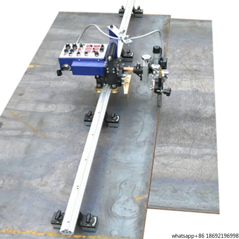 HK-100 Automatic welding pulley with guide rail Linear welding trolley Automatic swing welding machine Tractor
HK-100 Automatic welding pulley with guide rail Linear welding trolley Automatic swing welding machine Tractor