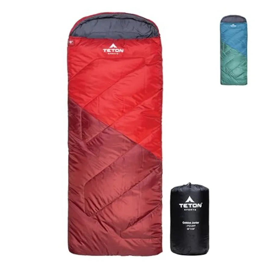 Teton Junior 20 Degree and 0 Degree Sleeping Bags. Finally Sleeping Bag for Boys Girls All Warm and Comfortable for All Camping
Teton Junior 20 Degree and 0 Degree Sleeping Bags. Finally Sleeping Bag for Boys Girls All Warm and Comfortable for All Camping