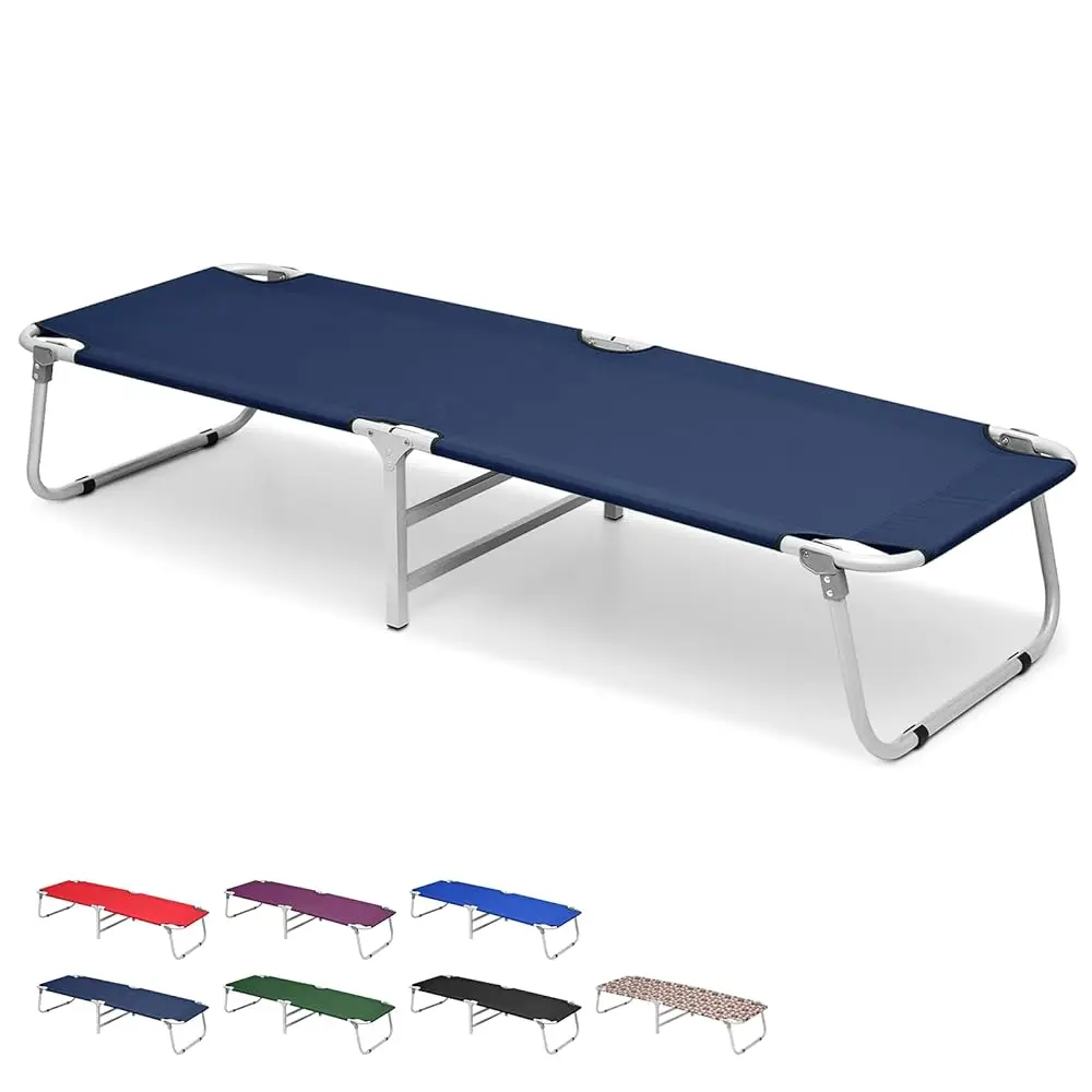 Folding Camping Cot For Adults, Portable Travel Camp Cot With Storage Bag, Metal Frame Camping Bed Great For Outdoor, Lounging
Folding Camping Cot For Adults, Portable Travel Camp Cot With Storage Bag, Metal Frame Camping Bed Great For Outdoor, Lounging