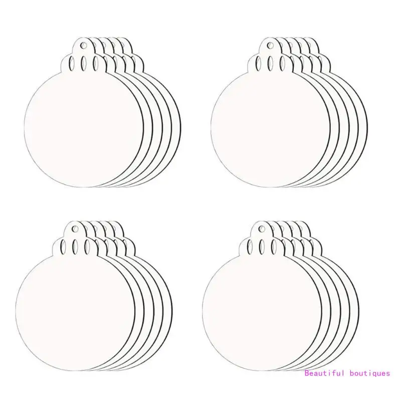 20Pcs Heat Press Acrylic Christmas Ornaments Double Sided Blank Festival Decors Christmas Pendant Blanks for Pendant DropShip
20Pcs Heat Press Acrylic Christmas Ornaments Double Sided Blank Festival Decors Christmas Pendant Blanks for Pendant DropShip