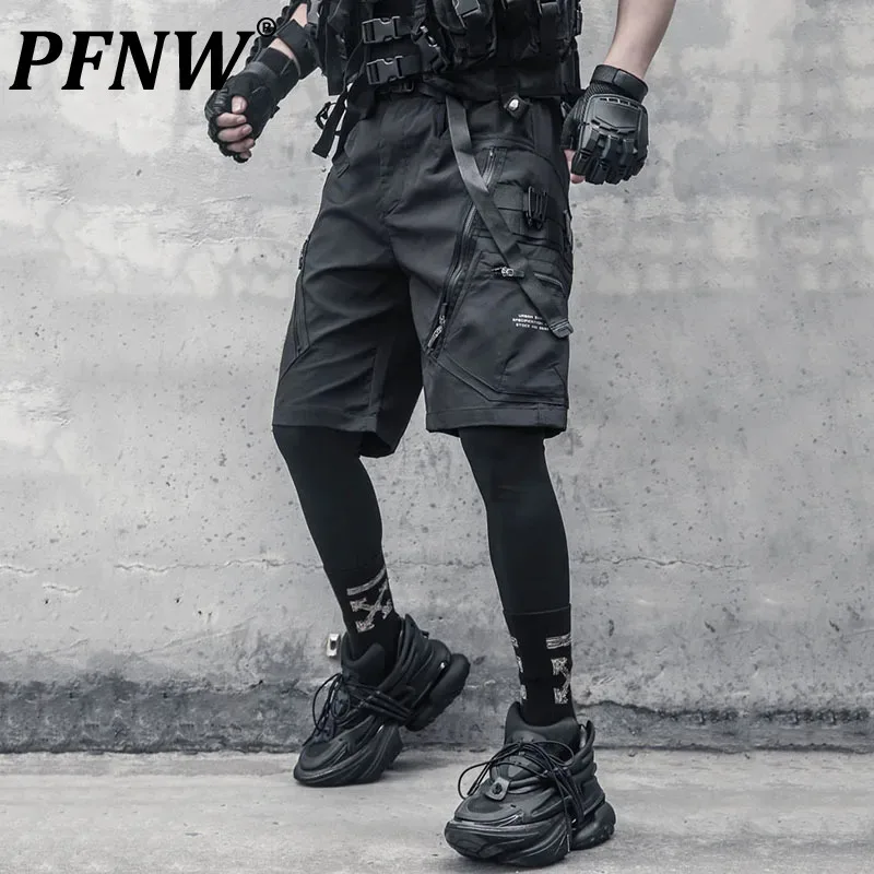 PFNW New Summer Male Casual Shorts Multi-pocket Straight Wide Leg Solid Color Men's Loose Bottom Functional Style 2024 12C321
PFNW New Summer Male Casual Shorts Multi-pocket Straight Wide Leg Solid Color Men's Loose Bottom Functional Style 2024 12C321