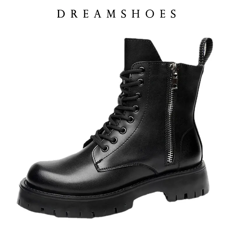 2025 Increase 6cm Heel Ankle Boots Women Autumn Double Zipper Women's Ankle Boots Platform Thick Heel Motorcycle Boots Women
2025 Increase 6cm Heel Ankle Boots Women Autumn Double Zipper Women's Ankle Boots Platform Thick Heel Motorcycle Boots Women