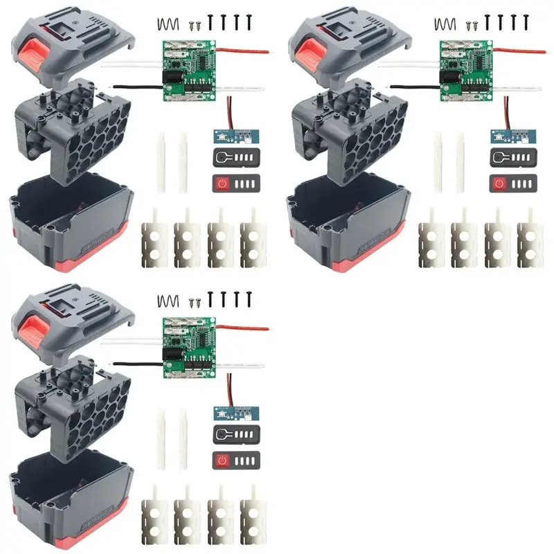 ABUP-3X 15 Hole 18650 Li- Battery Case Box PCB Protection Board For Lomvum Zhipu Hongsong Jingmi Lithium Battery
ABUP-3X 15 Hole 18650 Li- Battery Case Box PCB Protection Board For Lomvum Zhipu Hongsong Jingmi Lithium Battery
