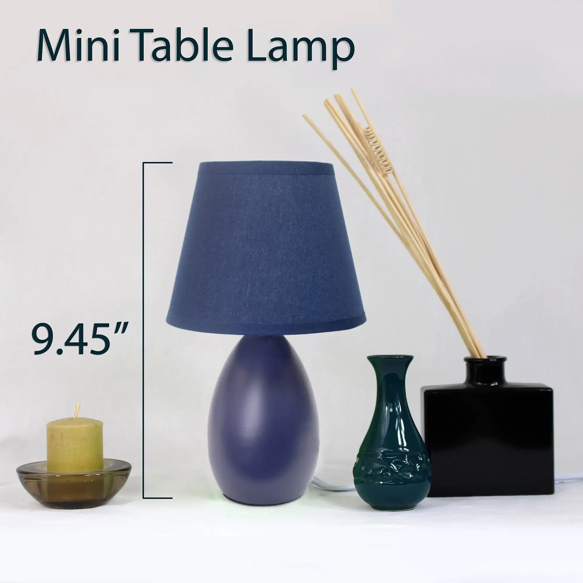 Овальная керамическая настольная лампа Mini Egg Simple Designs, темно-синяя (5 51 л x 5 шт. 51 Вт х 9,45 В)
Овальная керамическая настольная лампа Mini Egg Simple Designs, темно-синяя (5 51 л x 5 шт. 51 Вт х 9,45 В)