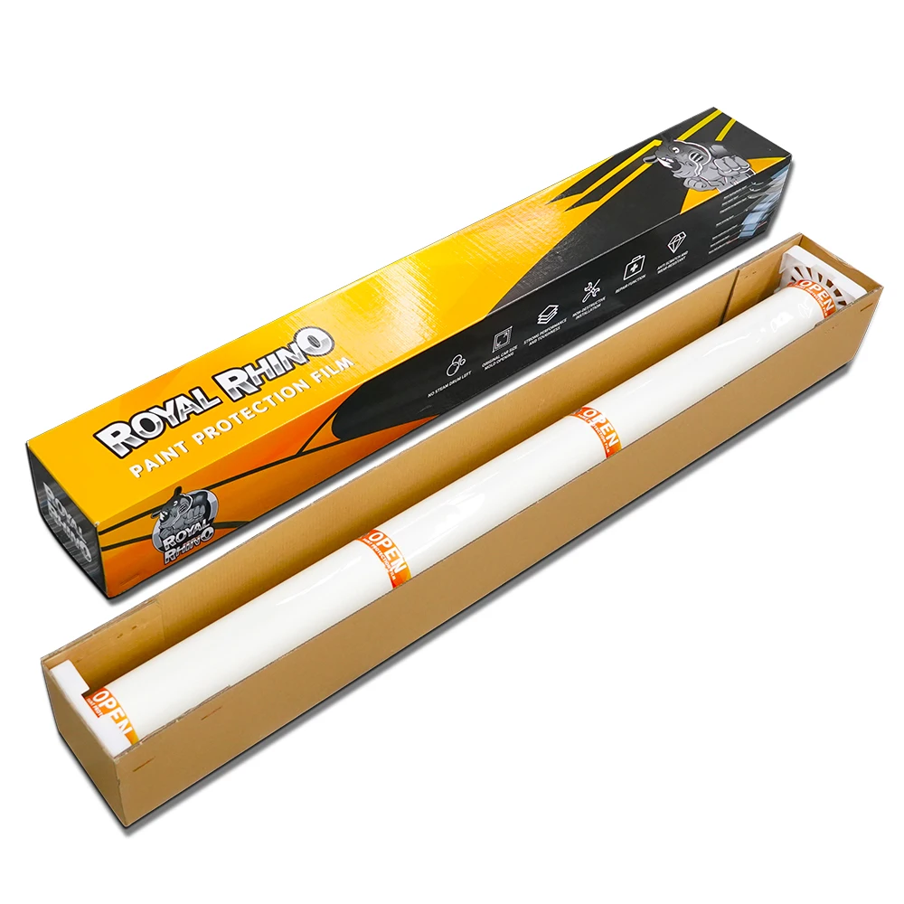 1.52x15M Premium TPU TPH PPF Paint Protection Film by ROYAL RHINO - Self-Healing Layer, Non-Yellowing,No Residual Glue Left
1.52x15M Premium TPU TPH PPF Paint Protection Film by ROYAL RHINO - Self-Healing Layer, Non-Yellowing,No Residual Glue Left