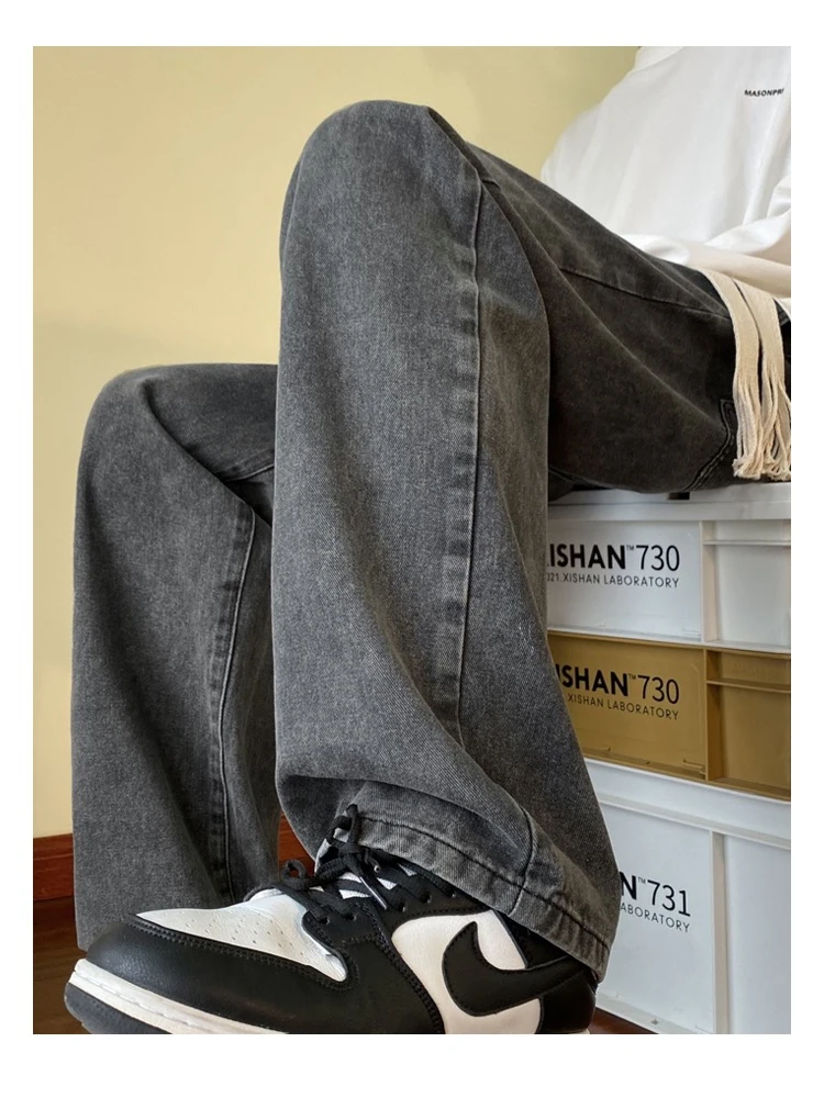 Spring Autumn Women's Loose Wide Leg Jeans High Street Casual Pants Drapey Long Trousers American Sle Summer New Arrival
Spring Autumn Women's Loose Wide Leg Jeans High Street Casual Pants Drapey Long Trousers American Sle Summer New Arrival